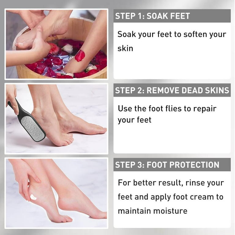 Double Sided Foot File, Foot Callus Remover, Pedicure Tools For