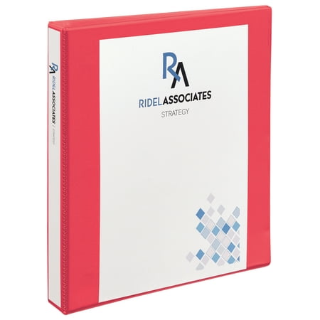 Avery Durable View Binder, 1" Slant Ring, Coral (17293)