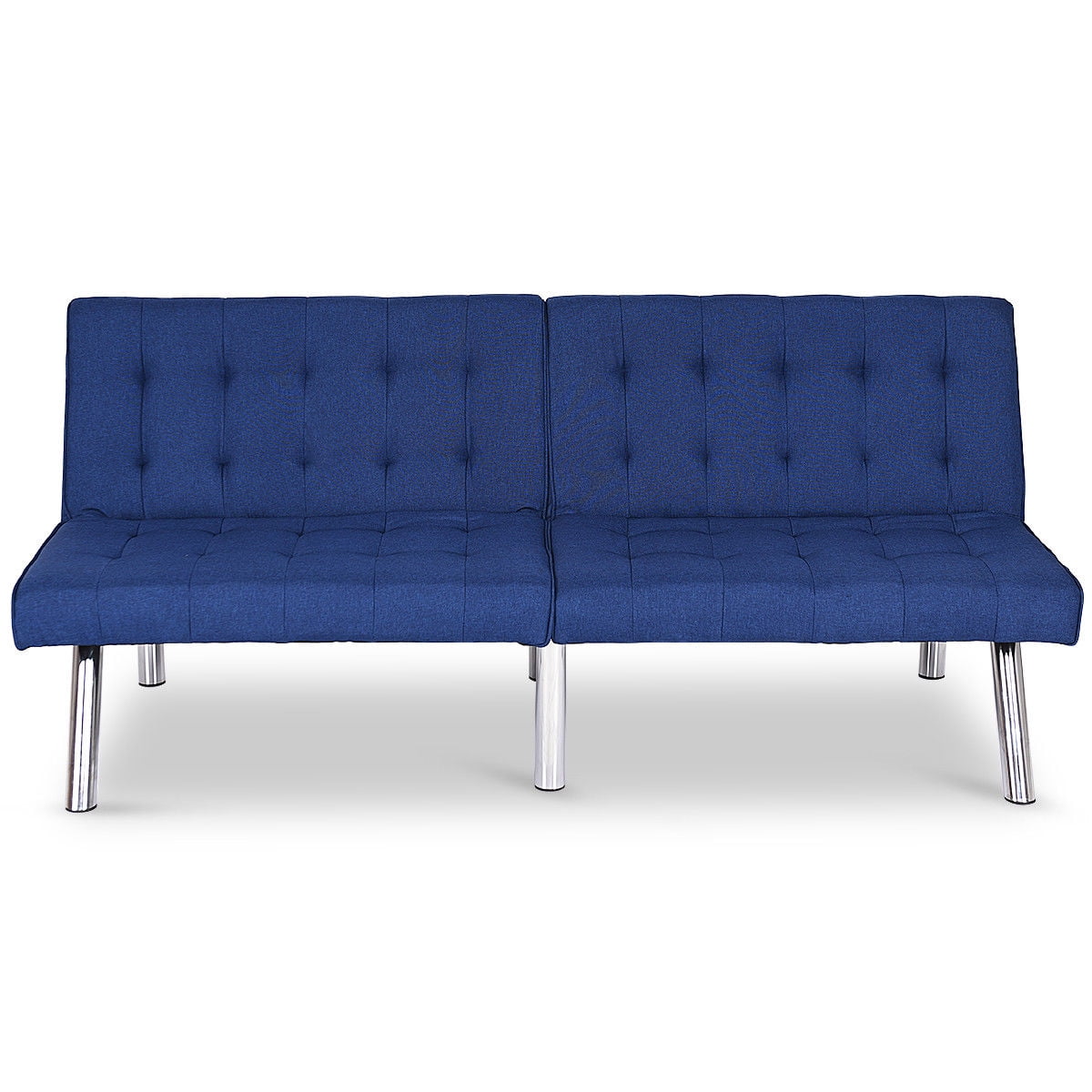 Costway Split Back Futon Sofa Bed Convertible Couch Bed Recliner