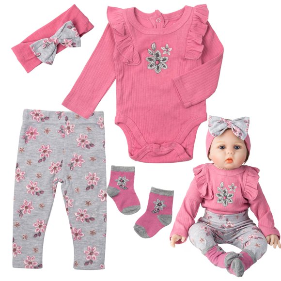 Set de ropa y accesorios para Reborn Baby Doll de 20 a 22 pulgadas