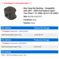 thumbnail image 2 of Rear Sway Bar Bushing - Compatible with 2001 - 2005 Ford Explorer Sport Trac (From 1-31-2000, Up To 6-30-2005) 2002 2003 2004, 2 of 2