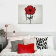 thumbnail image 4 of COMIO Colorful Rose Flower Graffiti Canvas Wall Art Poster Prints Flower Picture Artwork Rose Graffiti Art Wall Decor Bedroom Living Room Kitchen Office Decoration, 4 of 4