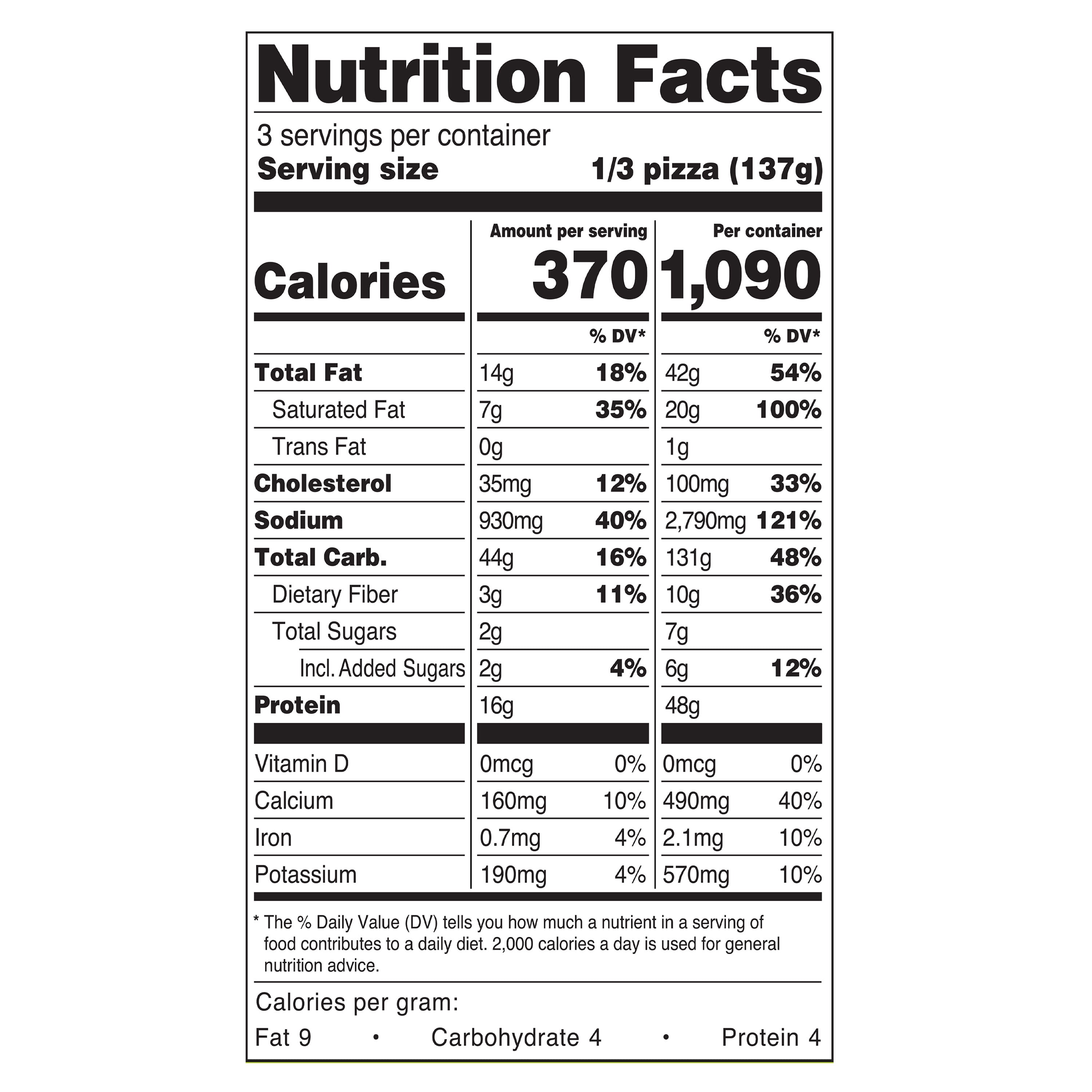 bettergoods Italian Wood-Fired Prosciutto and Arugula Pizza, 14.46 oz (Frozen)