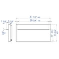 thumbnail image 2 of ALFI brand ABTW3216H 32"x16" Live Edge Cedar Wood Towel Warmer, 2 of 12