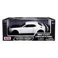 thumbnail image 2 of 2018 Dodge Challenger SRT Hellcat Widebody White with Black Hood 1/24 Diecast Model Car by Motormax, 2 of 2