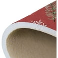 thumbnail image 7 of Dreamtimes Deer Bullfinches Non-Slip Area Rug 36"x24", Winter Wild Animal Floor Carpet Comfort Floor Mats Decor for Indoor Front Porch,Living Room, Bedroom,Kitchen, 7 of 7
