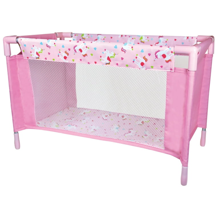 Lissi: Doll Nursery Play Set - Pink Unicorn - 24pc Accessories For