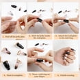 thumbnail image 2 of Anillos de uñas Wudu ASTONFOG, 20 unidades con 120 lengüetas adhesivas, 2 of 8