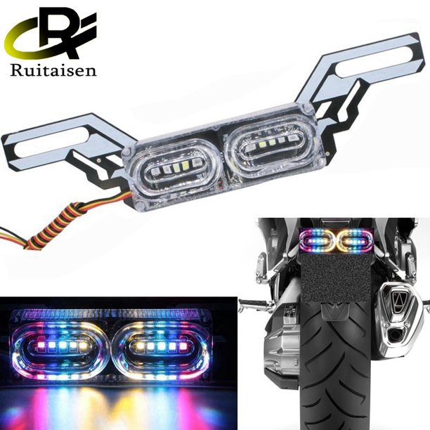 Luz Flash Eléctrica Colorida Para Motocicleta/Freno/Trasera