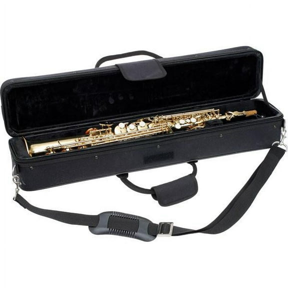 Protec Straight Soprano Saxophone CASE, PRO PAC Series Black