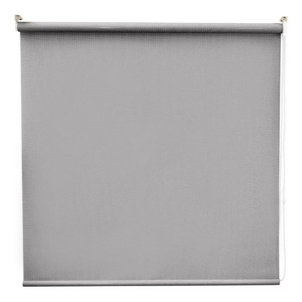 DecoKing Persiana para Ventana Enrollable Horizontal Malla Solar 120cm ancho x 180cm alto Granite