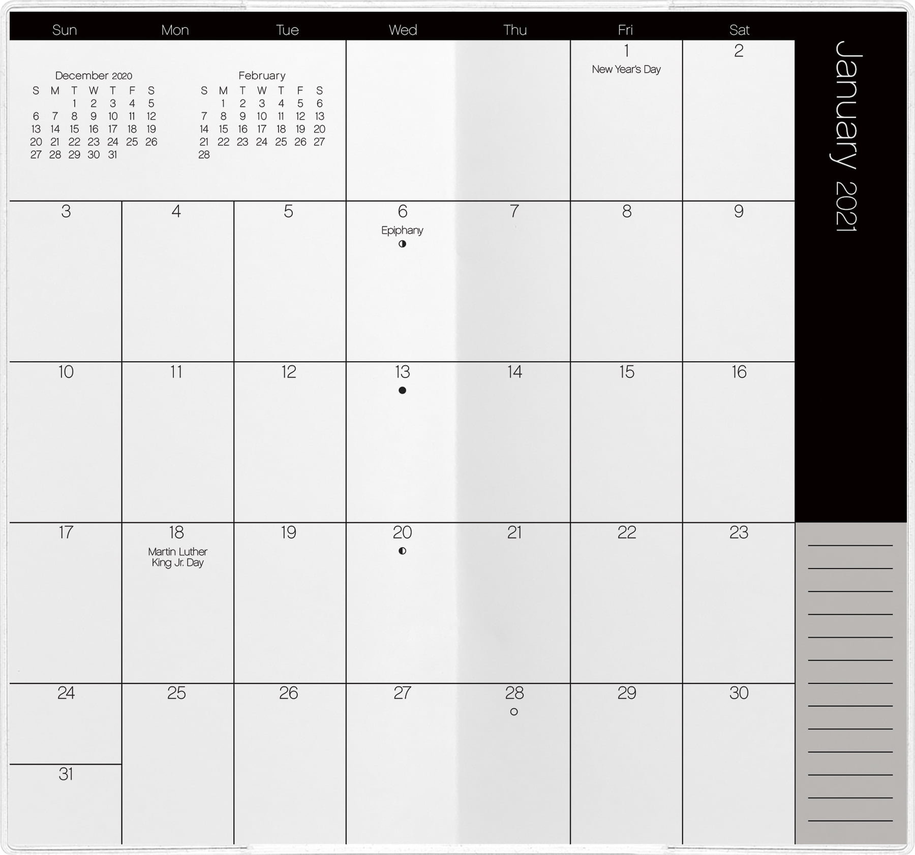 2021 Elegance Pocket Planner
