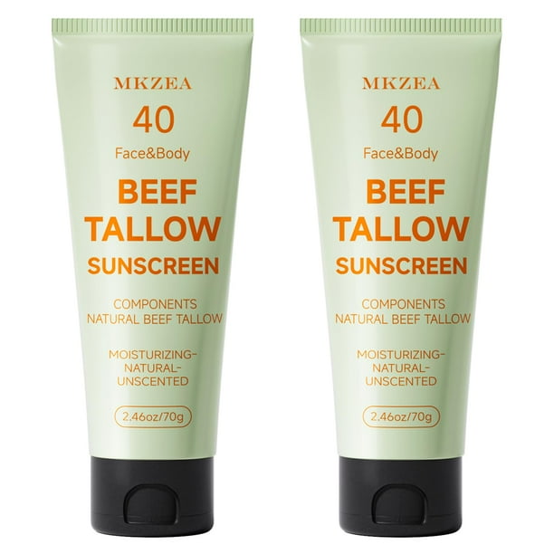 Protector solar mkzea, protector solar de sebo para rostro, 2 paquetes