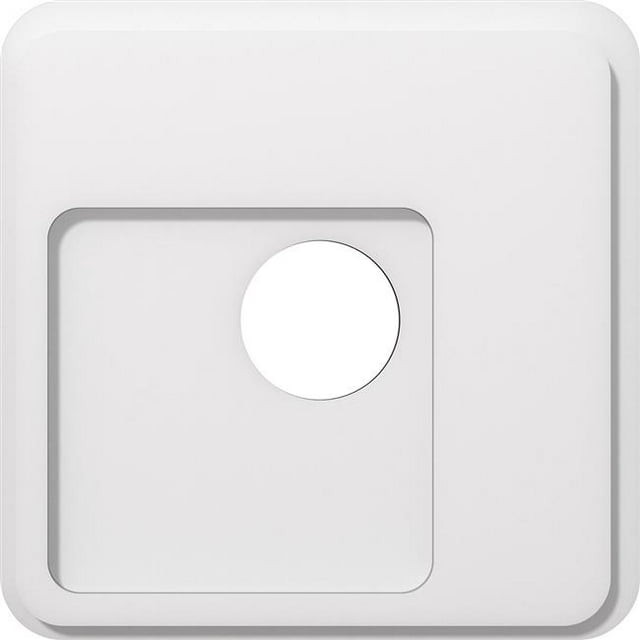 Ekena Millwork CMP16LN-04000 16 in. OD x 4 in. ID Square Lucan Architectural Grade PVC Contemporary Ceiling Medallion
