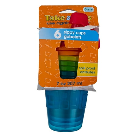 UPC: 0071463013005 | The First Years Take & Toss Sippy Cups Assorted Colors 7 oz 6 Ct
