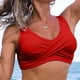 thumbnail image 1 of WILLBEST Traje de Baño de 2 Piezas para Mujer, Bikini con Cuello En V y Parte Superior Acolchada, Traje de Baño, 1 of 5