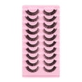 thumbnail image 1 of Pestañas postizas HUOGUO, tiras rusas, de visón sintético, 10 pares, 1 of 2