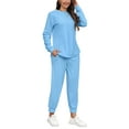 Fantaslook Pajamas Sets for Women Two Piece Sweatshirts Lounge Sets ...