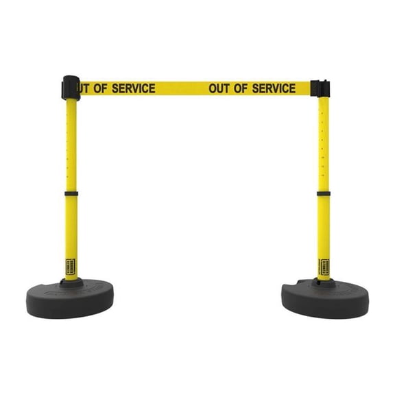 Banner Stakes PL4289 Plus Barrier Set X2 - Yellow - Out of Service
