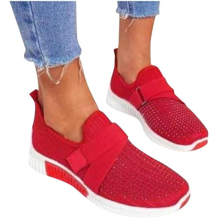 

yinguo slip-on breathable shoes with orthopedic sole women s fashion sneakers platform sneaker walking shoes casual fashion sneakers purple size 8-43