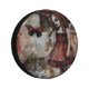 thumbnail image 1 of Fotbe Vintage Collage Girl Butterfly Funda de Llanta de Repuesto con Estampado, Engrosada, Ajuste Universal para Jeep, Remolque, RV, SUV, Camión-14 inch, 1 of 6
