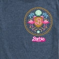 thumbnail image 3 of Barbie the Movie - Barbie Crest Full Color -  Men's Short Sleeve Graphic T- Shirt, 3 of 5