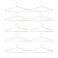 thumbnail image 2 of Perchas para abrigos, 10 piezas Perchas para ropa Perchas para ropa de acero inoxidable Perchas con muescas para ropa optimizadas para la excelencia, 2 of 8