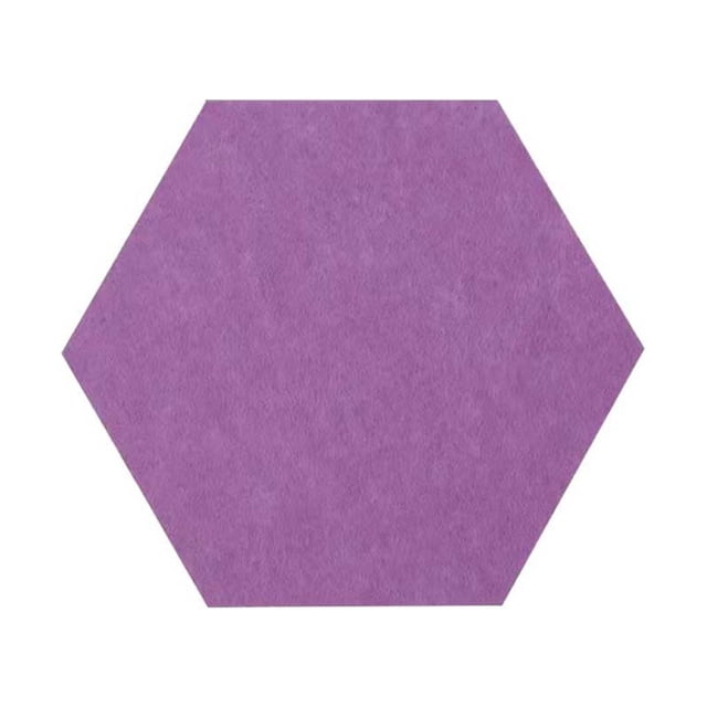 Bewildely Colorido hexágono tablero de mensajes decoración de pared engrosado corcho tablones de anuncios pizarra borrable dormitorio guardería adornos Decoración del hogar Púrpura claro Bewildely HA075135-11