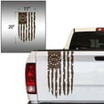 thumbnail image 2 of Distressed Betsy Ross Flag 1776 American USA US Flag Truck Tailgate Vinyl Decal fits Most Pickup Trucks EUA Flag Rear Graphic Bumper Sticker for Car Van SUV Windows (11" x 20", Brown), 2 of 8