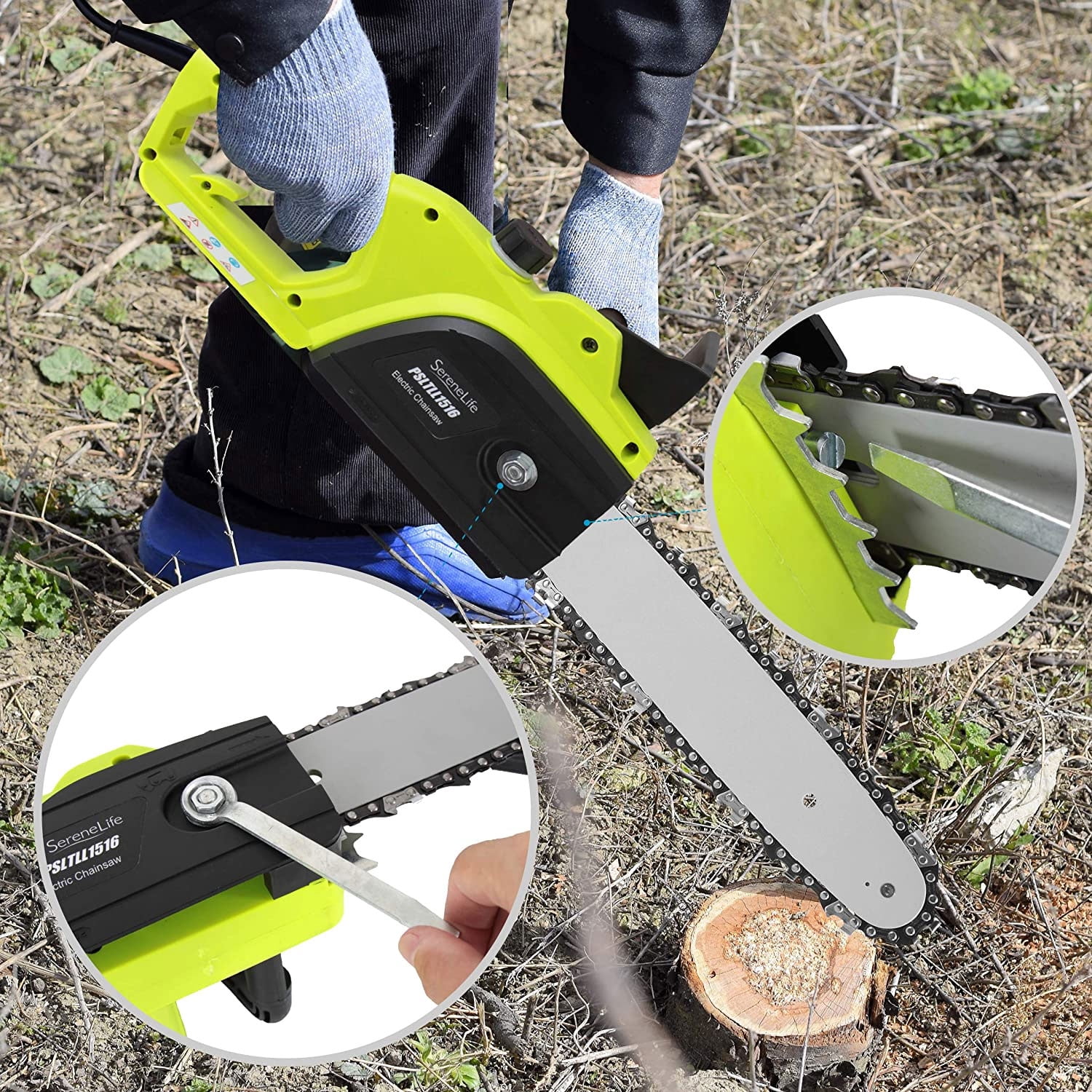 Corded Electric Chainsaw Tree Trimmer 