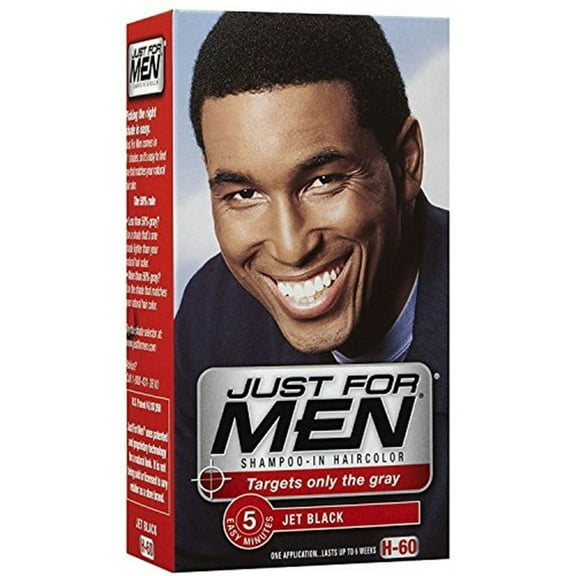 JUST FOR MEN Hair Color 60 Jet Black 1 Each (Pack of 2)