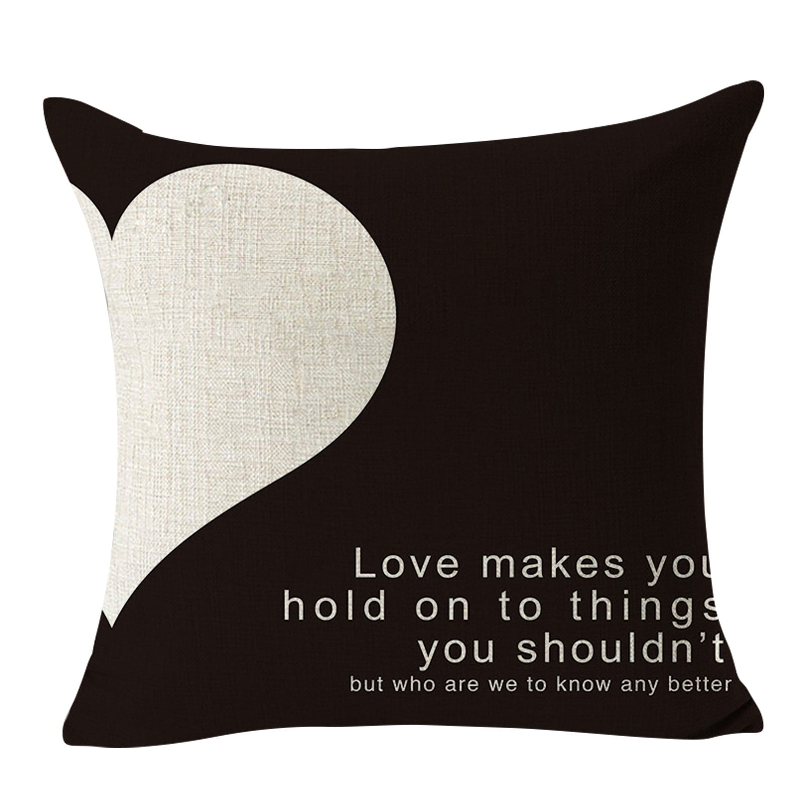 PhoneSoap Valentines Day Pillow Covers Throw Pillowcase Cushion Case