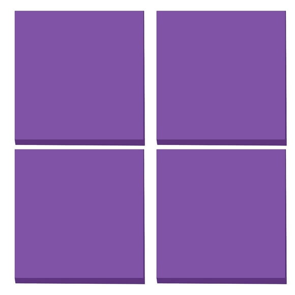 Clearance! beishanbush Sticky Note Assorted and Sticky Sheets Tearable Bright Colors Feet Notes 3*3 Super & Stationery One Size Purple