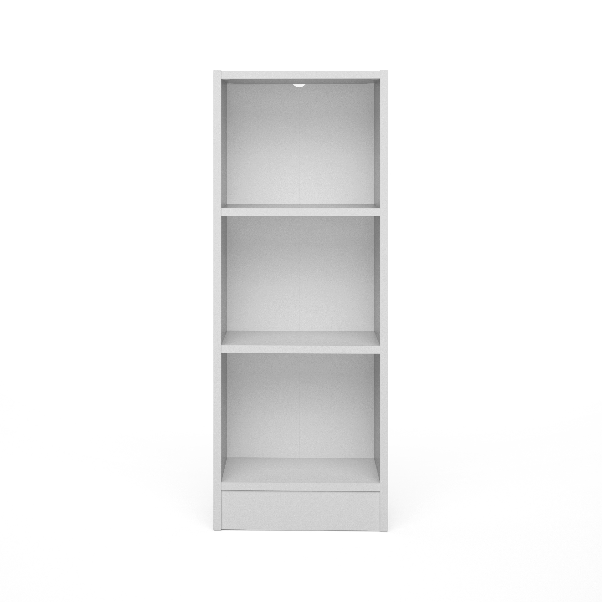 Tvilum Element Tall Narrow 5 Shelf Bookcase in White