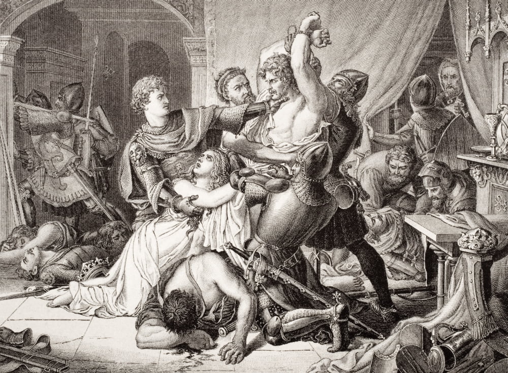 The Seizure Of Roger De Mortimer In Nottingham Castle October 19Th1330 Roger De Mortimer 1St Earl Of March 1287-1330 De Facto Ruler Of England After Deposing And Ordering The Murder Of King Edward Ii