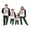Plaid, variant on Christmas Letter Contrast Top and Plaid Pants Family Matching Pajamas,Unisex,Sizes Baby-Kids-Adult,2-Piece