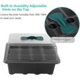 thumbnail image 5 of 12 bandejas de cultivo con cúpula de humedad e inserto de celda - Mini propagador para el inicio de semillas y el crecimiento saludable de plantas Durable Reutilizable y reciclable 2 PCS esquí esquí Gafas de esquí, 5 of 5