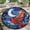 Cardinal9, variant on Round Area Rug, Gingerbread Man Non-Slip Floor Mat, Soft Washable Carpet for Living Room Bedroom Decor 24 Inch
