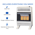 thumbnail image 4 of Procom Heating Natural Gas Vent Less Infrared Plaque Heater with Base Feet 18,000BTU T-Stat Model-MN180TPA-B, 4 of 8