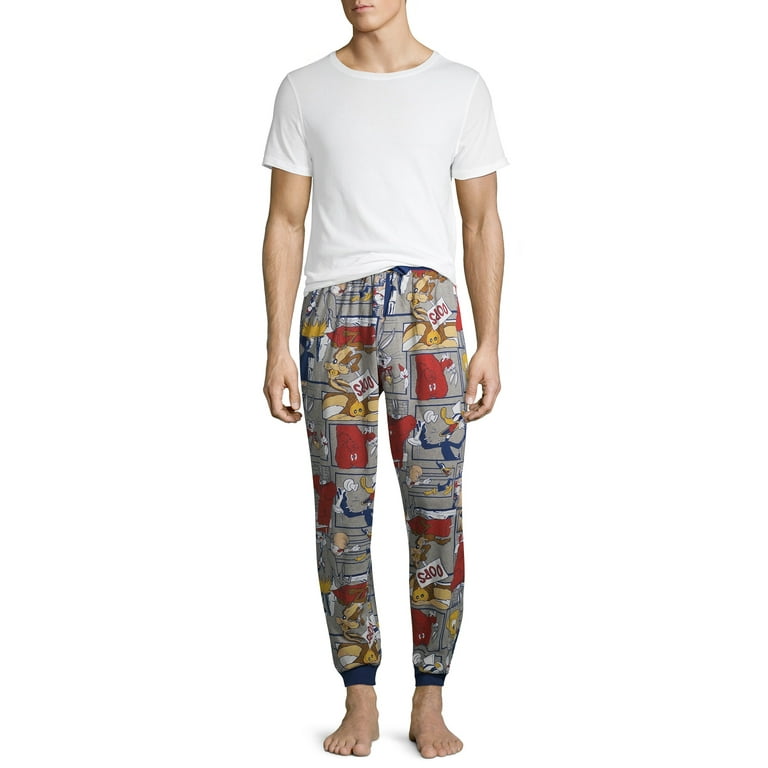 Looney Tunes Men s Jogger Pajama Pants Walmart