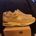 thumbnail image 1 of New Balance 991v2 Made In UK Cuban Sand Men’s Size 12, 1 of 6