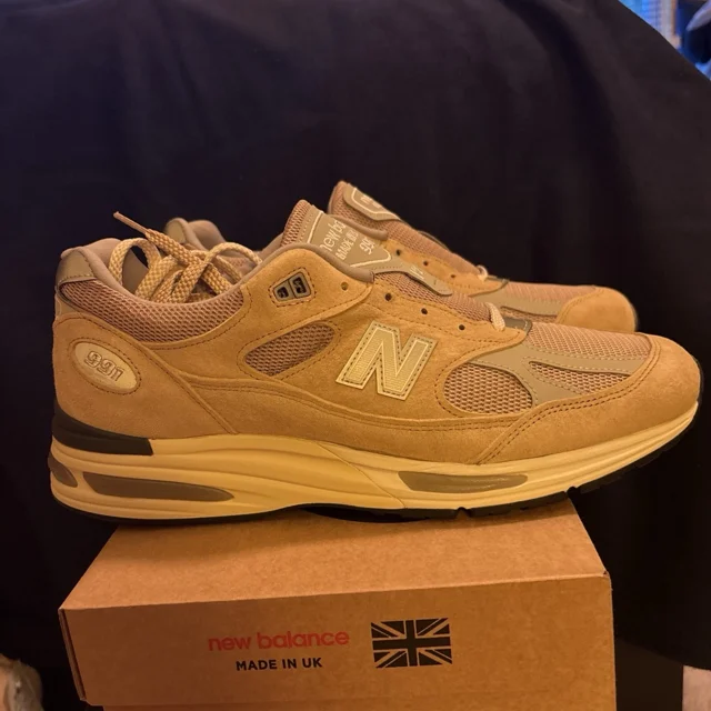 New Balance 991v2 Made In UK Cuban Sand Men’s Size 12