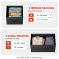 thumbnail image 4 of Dresser for Bedroom,9-Drawer Dresser for Nursery, Entryway, Closets,Tall Chest of Drawers with Steel Frame, Wood Top, 4 of 6