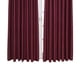 thumbnail image 3 of Injueey Color sólido Sombreado Cortinas Blackout Cocina Niños Habitación Persianas Hogar Hotel Cortinas Decoración del hogar vino rojo 100*250 cm Injueey JJ16203-10, 3 of 6