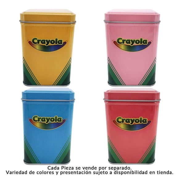 Caja Metálica Prichos Crayola Varios Modelos 1 Pieza