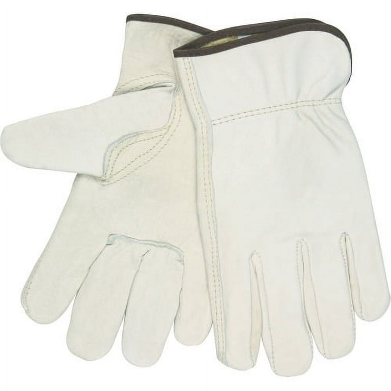MCR Safety Leather Driver Gloves - Medium Size - Beige - 2 / Pair MCR Safety Leather Driver Gloves - Medium Size - Beige - 2 / Pair
