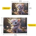 thumbnail image 5 of FREEAMG Cute Unicorn Puzzle 1000 Pieces - Wooden Jigsaw Puzzles for Family Games - Suitable for Teenagers and Adults, 29.5"x19.7", 5 of 7