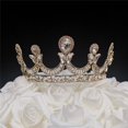thumbnail image 1 of Tian Sweet 37003-GD 0.6 oz Wedding Tiara Cake Topper - Gold, 1 of 1
