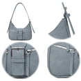 thumbnail image 4 of Cool Girl Underarm Bag Bolso Mano Mujer Color Sólido Calle Femenino, 4 of 9