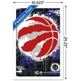 thumbnail image 4 of NBA Toronto Raptors - Maximalist Logo 23 Wall Poster, 14.725" x 22.375" Framed, 4 of 5